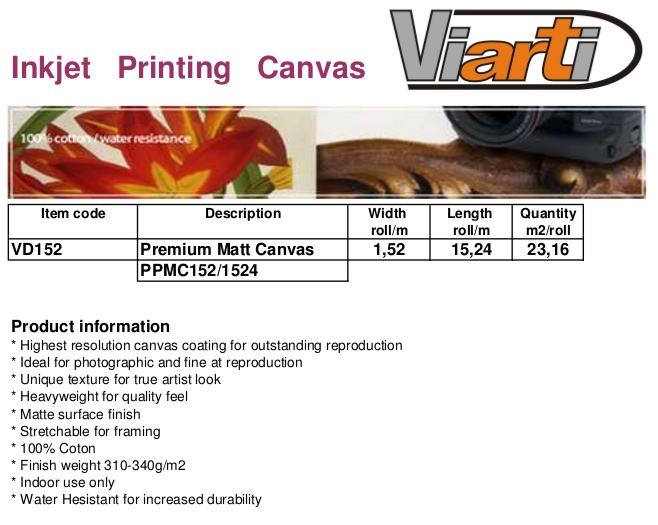 Printing canvas 2/2